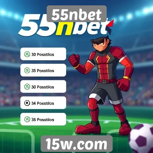 Análise das funcionalidades do site 55nbet